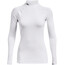 Under Armour Authentics Mockneck Camisa de manga larga Mujer, blanco