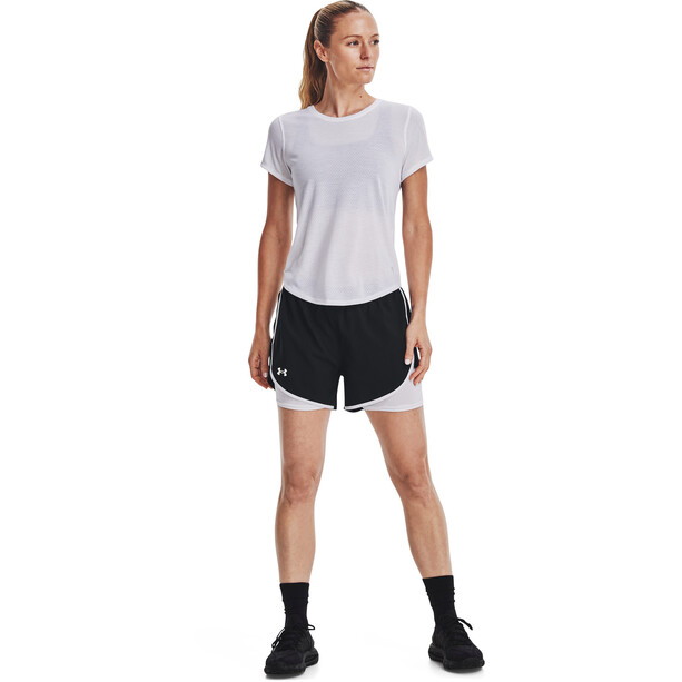Under Armour Fly By Elite 2-in-1 Shorts Women black/black/reflective