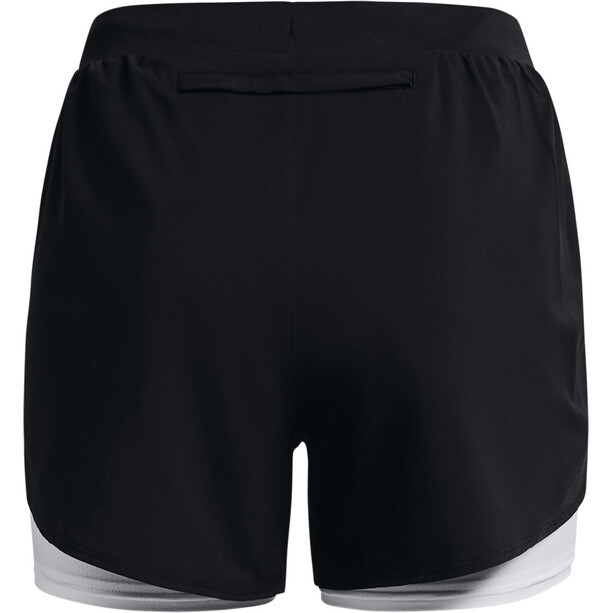 Under Armour Fly By Elite 2-in-1 shorts Dames, zwart/wit