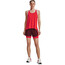 Under Armour Knockout Tanque Mujer, rojo