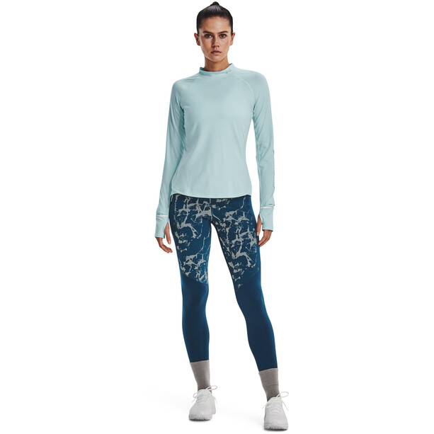 Under Armour OutRun the Cold Shirt met lange mouwen Dames, blauw