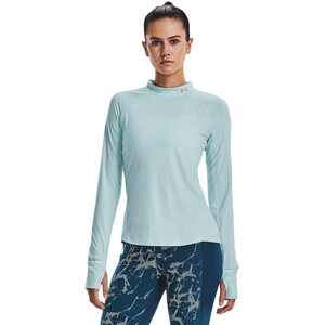 Under Armour OutRun the Cold Shirt met lange mouwen Dames, blauw