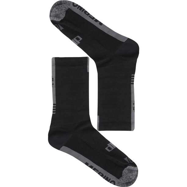 dhb Aeron Winter Weight Merino Socks, musta/harmaa
