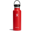 Hydro Flask Standard Mouth Flasche mit Standard Flex Deckel 532ml rot