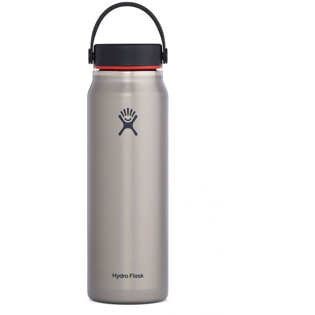 Hydro Flask Wide Mouth Trail Lightweight Trinkflasche mit Flex Cap 1182ml grau