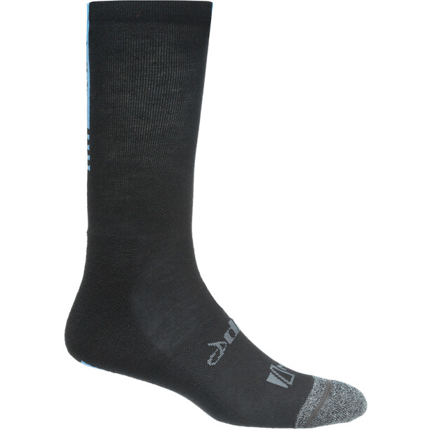 dhb Aeron Winter Weight Merino Sokken, zwart/blauw