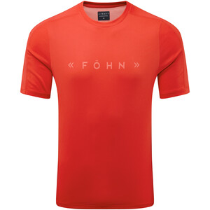 Föhn Sun Protection Camiseta SS Hombre, rojo rojo