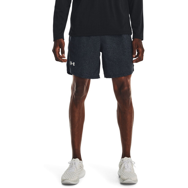 Under Armour Launch Bedrukte 7" shorts Heren, grijs/zwart