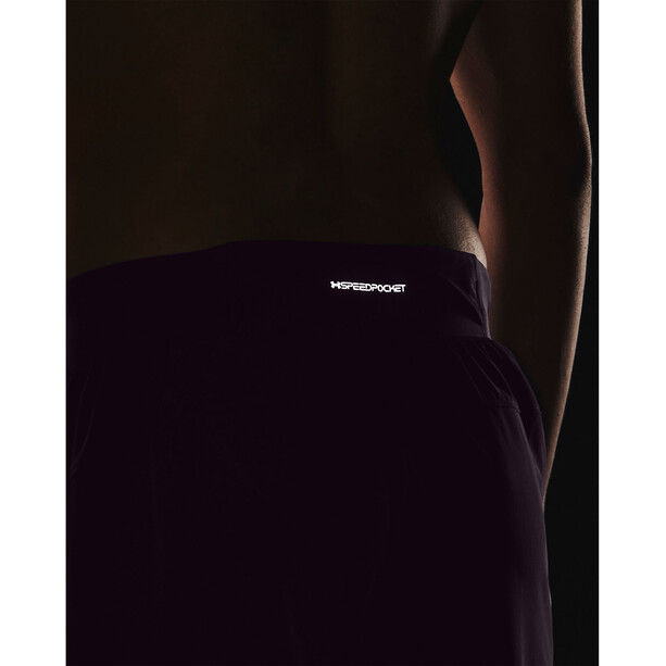 Under Armour Launch Elite 7'' Shorts Heren, violet/oranje