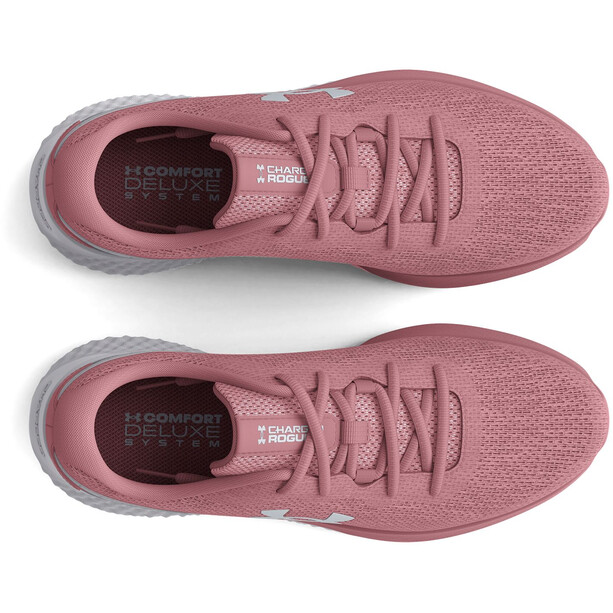 Under Armour Charged Rogue 3 Knit Chaussures Femme, rose