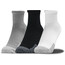 Under Armour Heatgear Quarter Socks 3er Pack weiß/grau