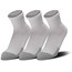 Under Armour Heatgear Quarter Socks 3er Pack weiß/grau