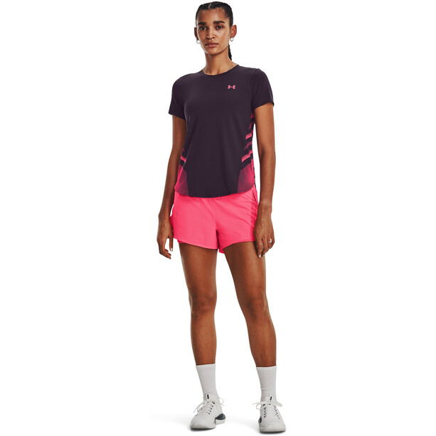 Under Armour Iso-Chill Laser II Tee Damen lila/pink