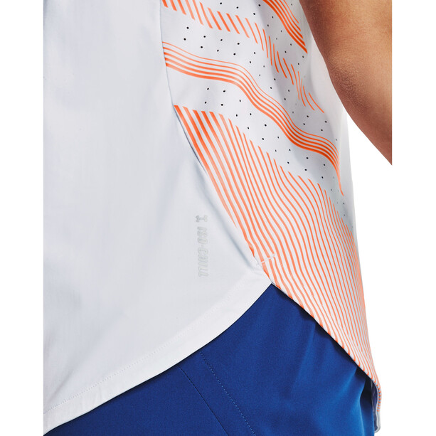 Under Armour Iso-Chill Laser II Tee Femme, blanc
