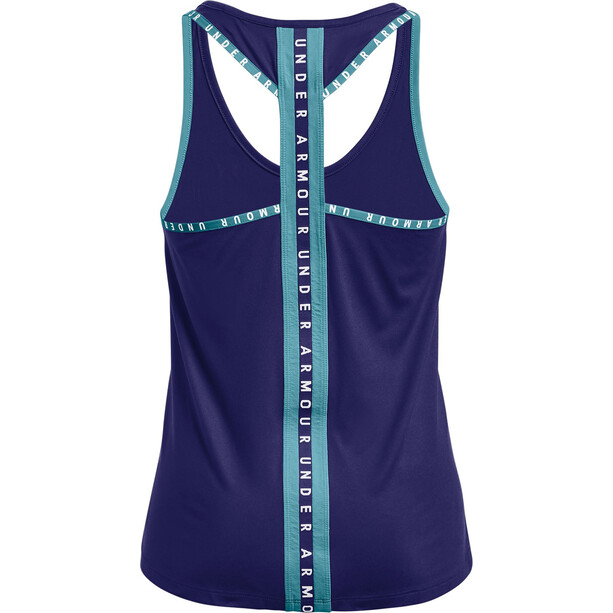 Under Armour Knockout Tanque Mujer, azul