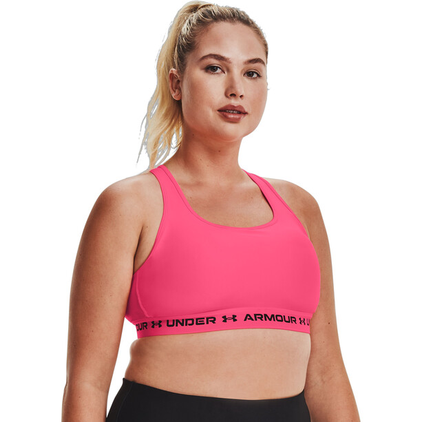 Under Armour Mid Crossback Dames, roze