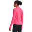 Under Armour Qualifier Run 2.0 1/2 Zip Langarm Shirt Damen pink