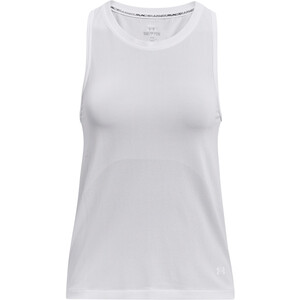 Under Armour Seamless Stride Singlet Dames, wit wit
