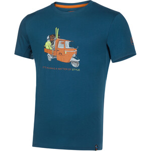 La Sportiva Ape T-Shirt Homme, Bleu pétrole Bleu pétrole