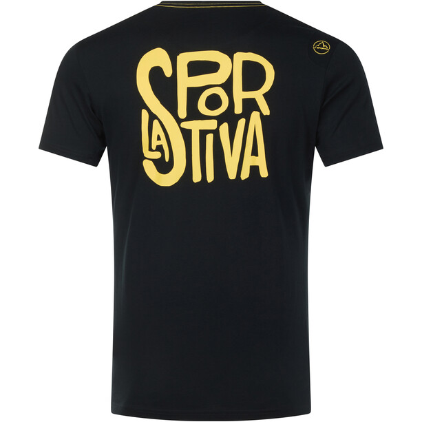 La Sportiva Back Logo T-skjorte Herre Svart