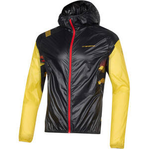 La Sportiva Blizzard Windbreaker Jacket Men black/yellow