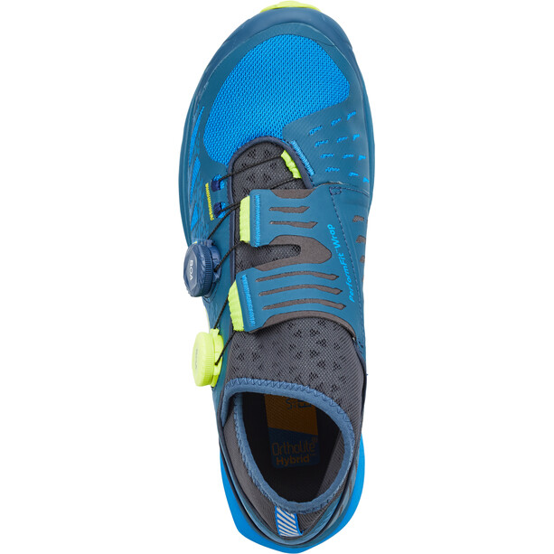 La Sportiva Jackal II Boa Running Shoes Men storm blue/lime punch