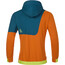 La Sportiva Mood Sweat à capuche Homme, orange/Bleu pétrole