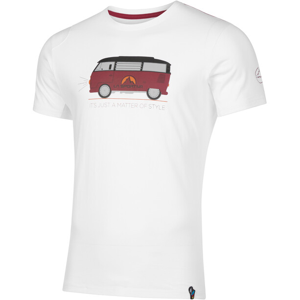 La Sportiva Van T-Shirt Men white/sangria