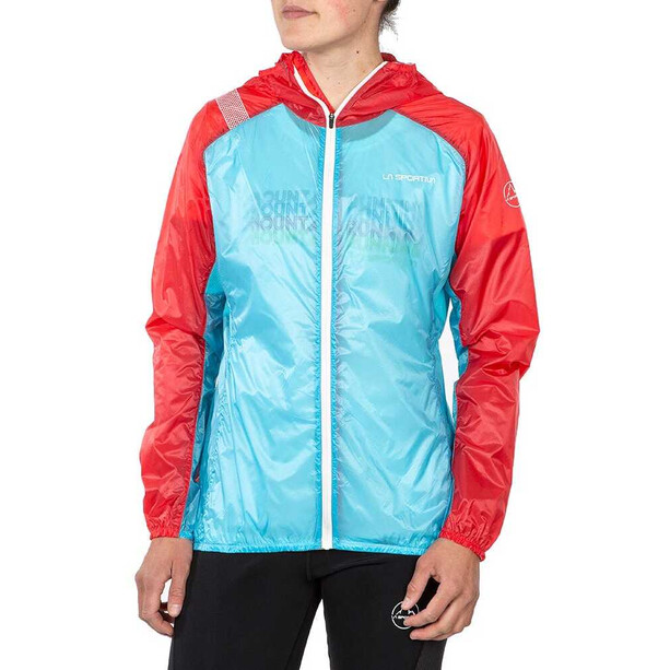 La Sportiva Briza Windbreaker Jacke Damen pink/blau