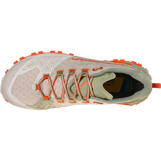 La Sportiva Bushido II Chaussures de trail Femme, beige/orange