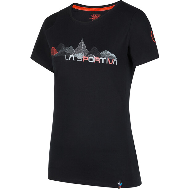 La Sportiva Peaks Camiseta Mujer, negro