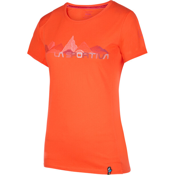 La Sportiva Peaks T-shirt Damer, rød