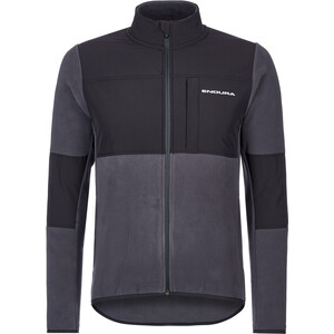 Endura Hummvee Full-Zip Fleece Shirt Herren schwarz/grau