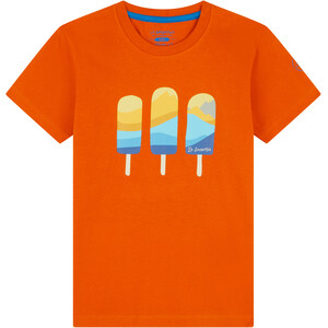 La Sportiva Icy Mountains T-Shirt Kinder orange orange