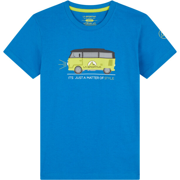 La Sportiva Van T-Shirt Kinder blau