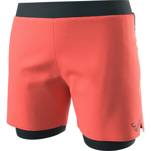 Dynafit Alpine Pro 2-in-1 Shorts Dames, rood rood