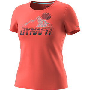Dynafit Transalper Graphic Camiseta SS Mujer, rojo rojo