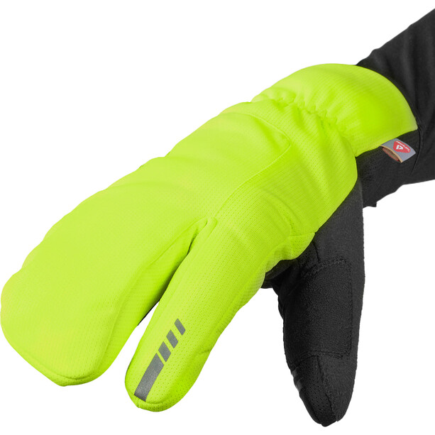 GripGrab Nordic 2 Gants lobster coupe-vent pour grand froid, jaune