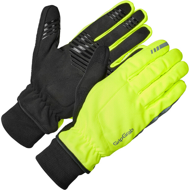 GripGrab Windster 2 Windproof Winter Gloves yellow hi-vis