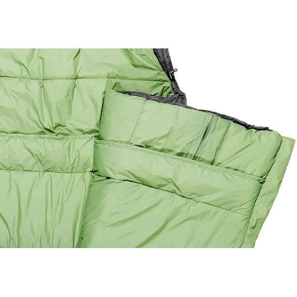CAMPZ Surfer Pro 1200 Sleeping Bag Regular, gris/vert