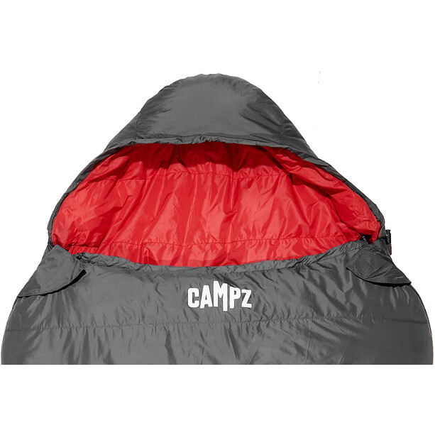 CAMPZ Trekker Pro x Sovepose almindelig størrelse, grå/rød