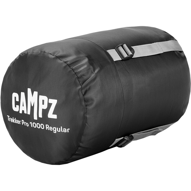 CAMPZ Trekker Pro x Schlafsack Regular grau/rot