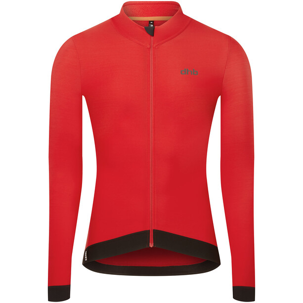dhb Aeron Thermal Jersey LS Homme, rouge