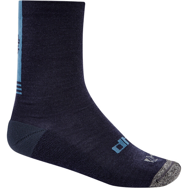 dhb Aeron Winter Weight Merino Socken blau