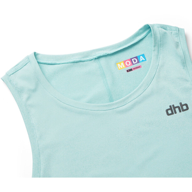 dhb Moda Camiseta sin mangas Mujer, azul