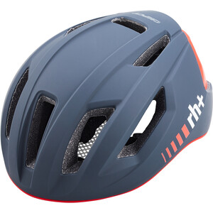 rh+ Compact Helm, zwart/rood