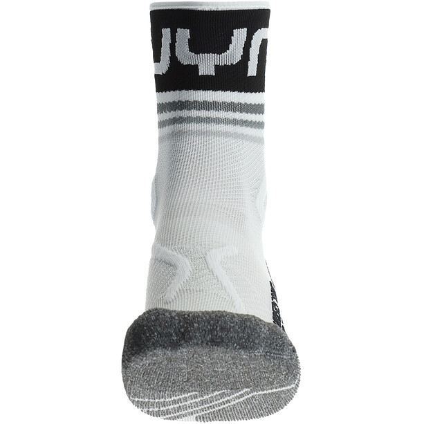 UYN Runner'S One Chaussettes courtes Femme, blanc/gris