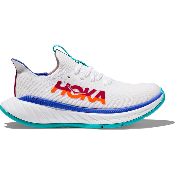Hoka One One Carbon X 3 Running Shoes Men white/flame
