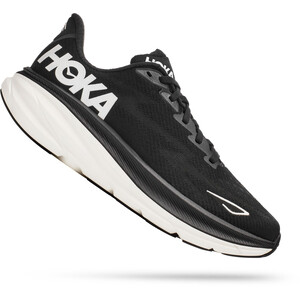 Hoka One One Clifton 9 Wide Zapatos para correr Hombre, negro/blanco negro/blanco