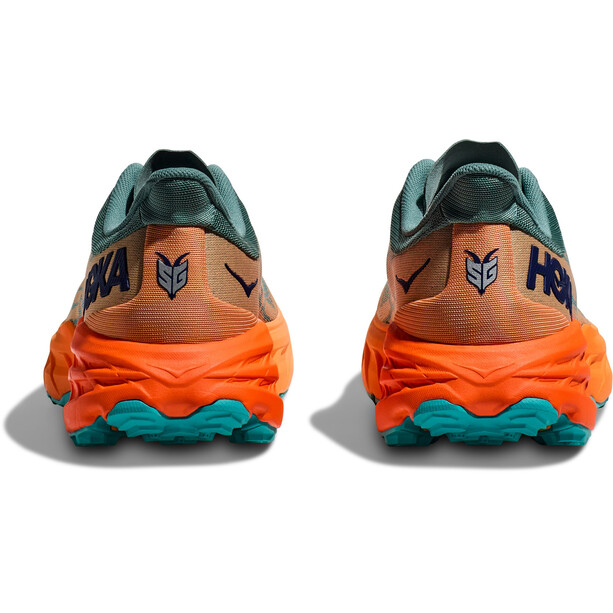 Hoka One One Speedgoat 10 Schuhe Herren orange/grün